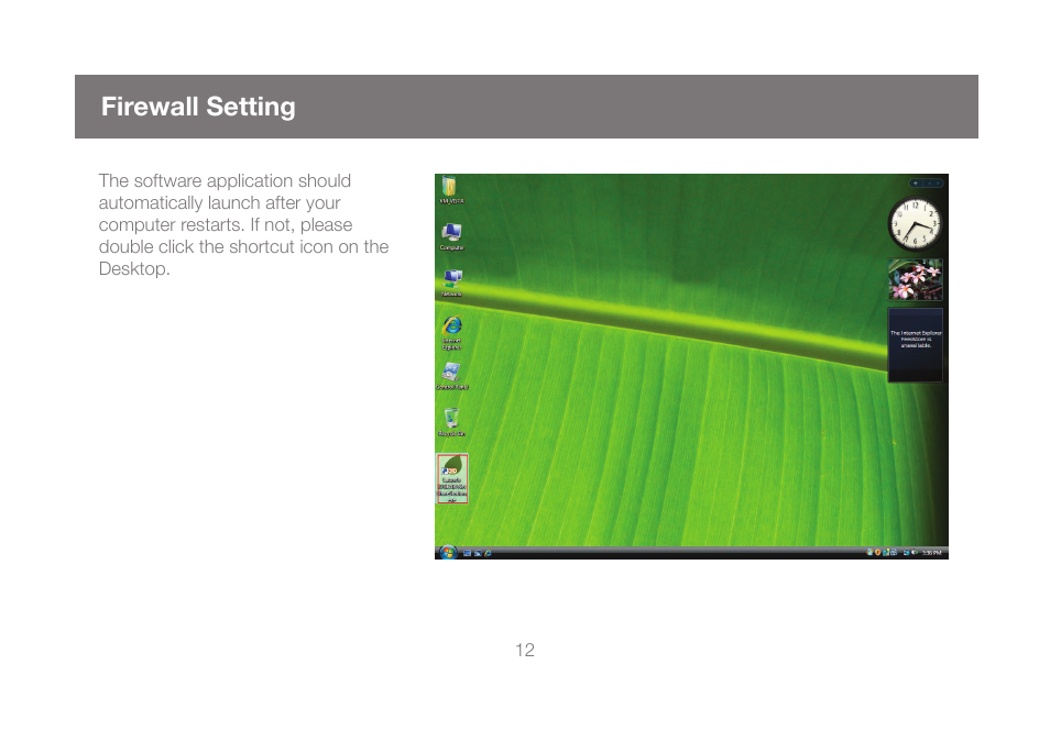Firewall setting | IOGear GUIP204 v2 User Manual | Page 12 / 44