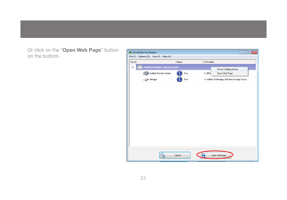 IOGear GUIP204 v2 User Manual | Page 21 / 44