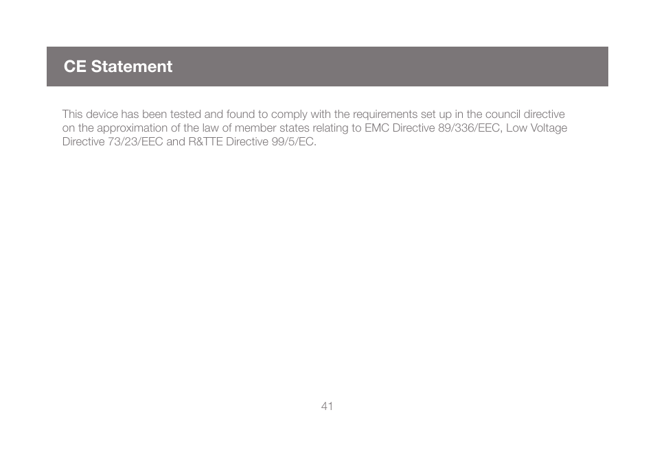 Ce statement | IOGear GUIP204 v2 User Manual | Page 41 / 44