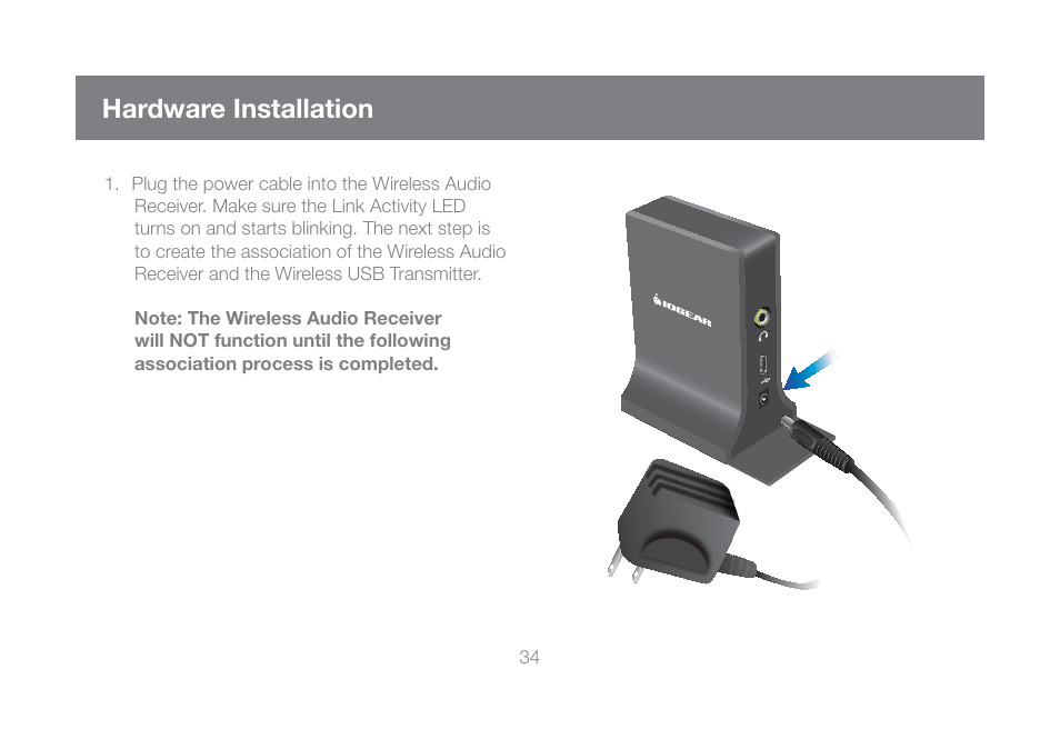 Hardware installation | IOGear GUW101A User Manual | Page 34 / 72