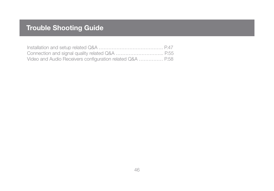Trouble shooting guide | IOGear GUW101A User Manual | Page 46 / 72