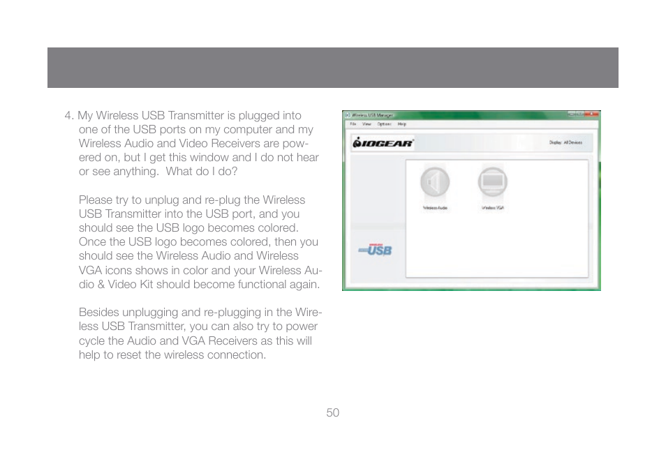 IOGear GUW101A User Manual | Page 50 / 72