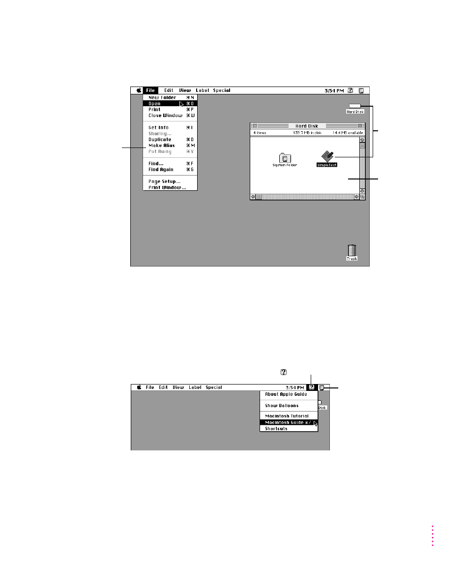 Reviewing the basics 13, Reviewing the basics, Menus | Apple Mac Performa 5300CD User Manual | Page 23 / 141