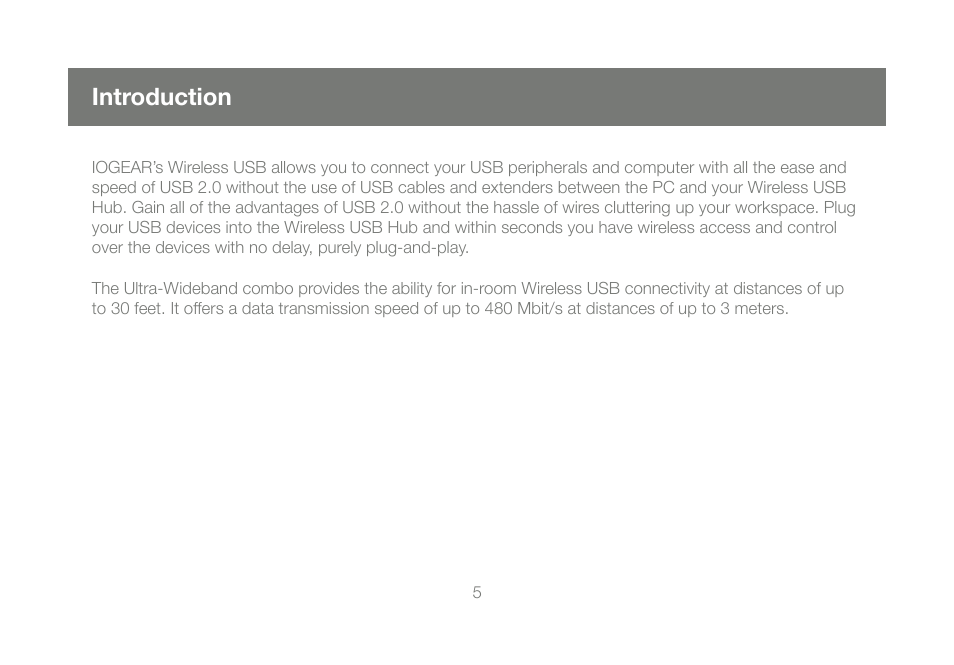 Introduction | IOGear GUWA100U User Manual | Page 5 / 31