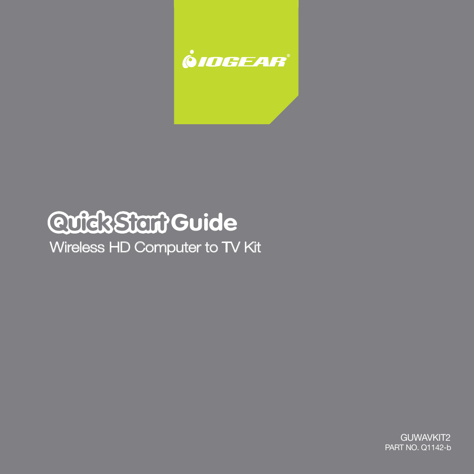 IOGear GUWAVKIT2 User Manual | 12 pages