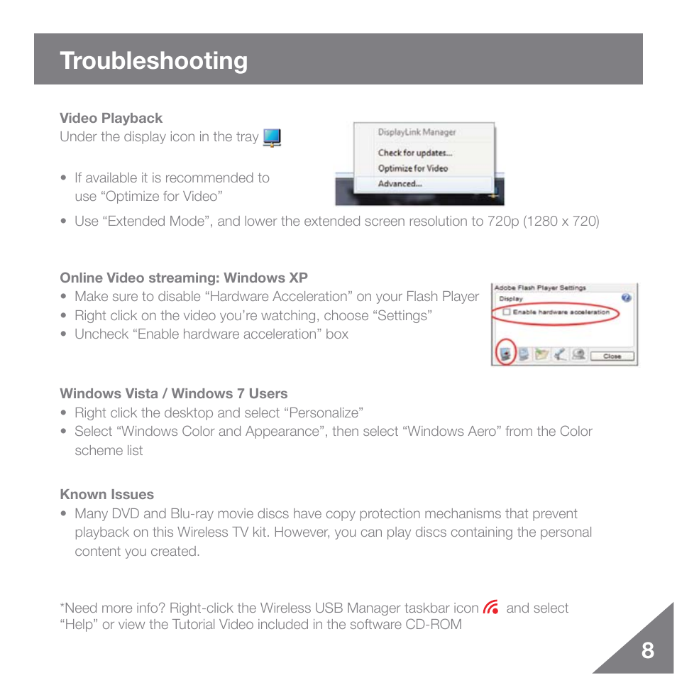 Troubleshooting | IOGear GUWAVKIT3 User Manual | Page 9 / 12