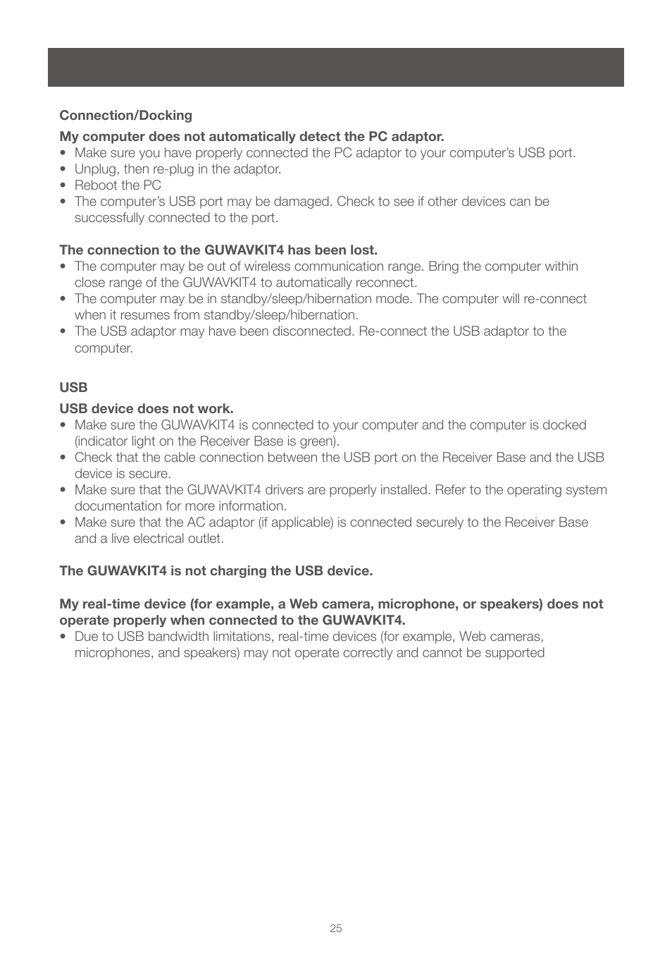 IOGear GUWAVKIT4 For Windows User Manual | Page 25 / 28