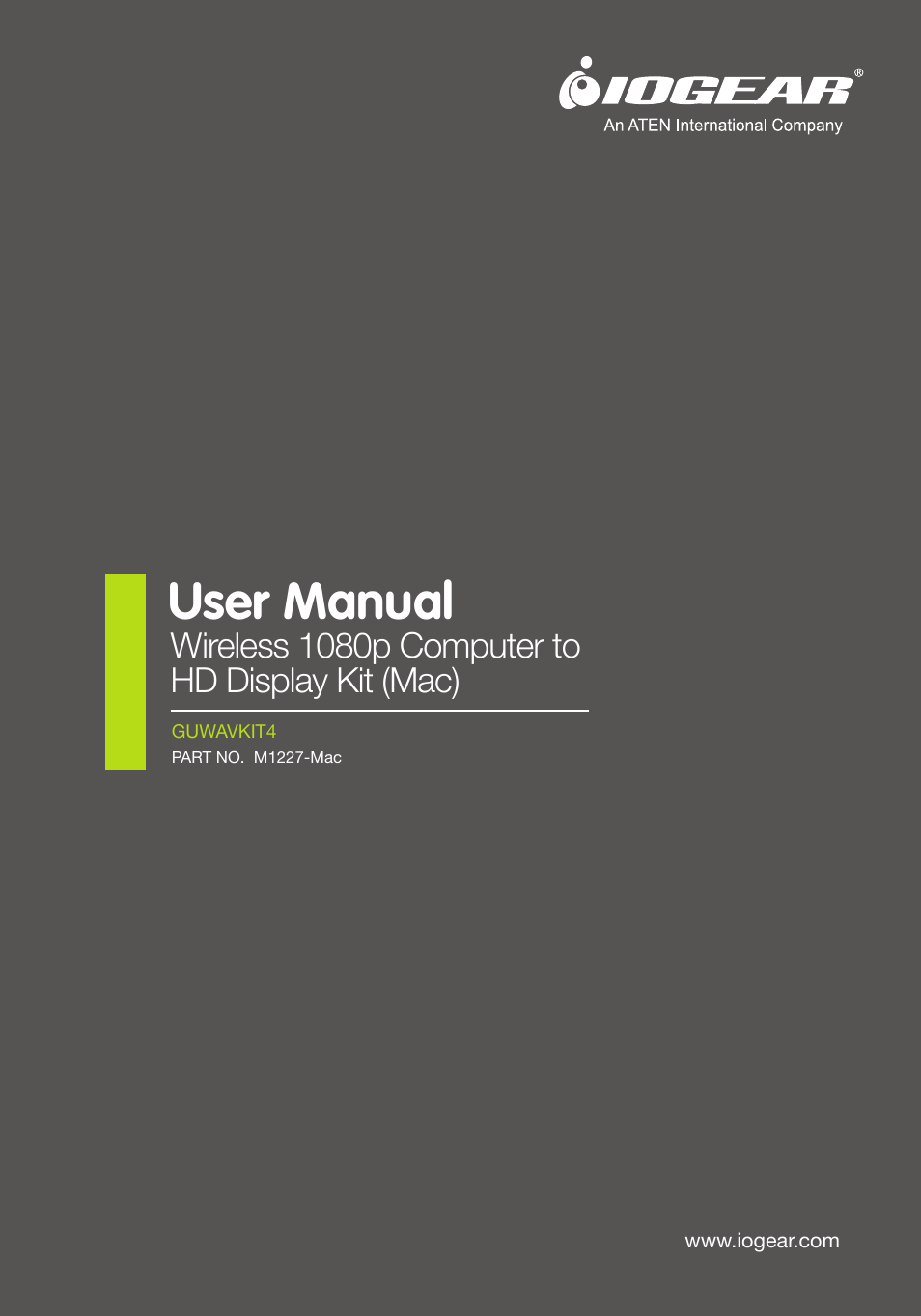 IOGear GUWAVKIT4 For Mac User Manual | 28 pages