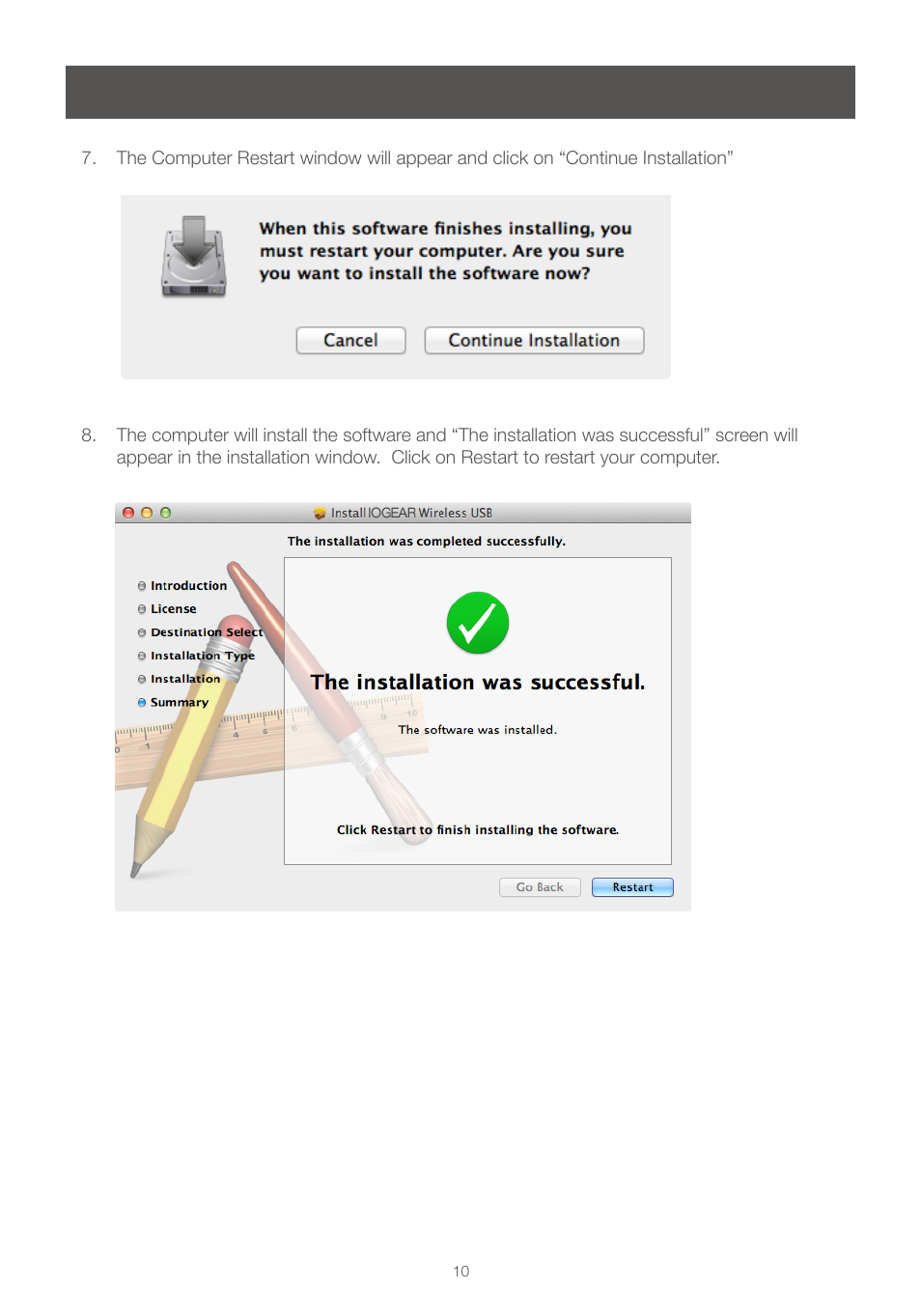 IOGear GUWAVKIT4 For Mac User Manual | Page 10 / 28