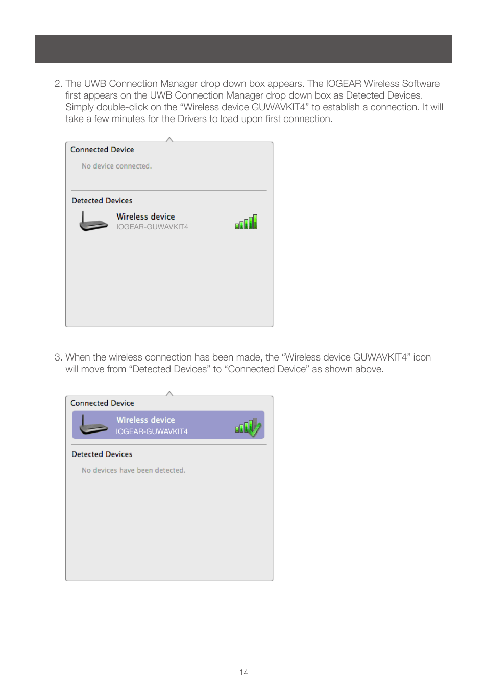 IOGear GUWAVKIT4 For Mac User Manual | Page 14 / 28