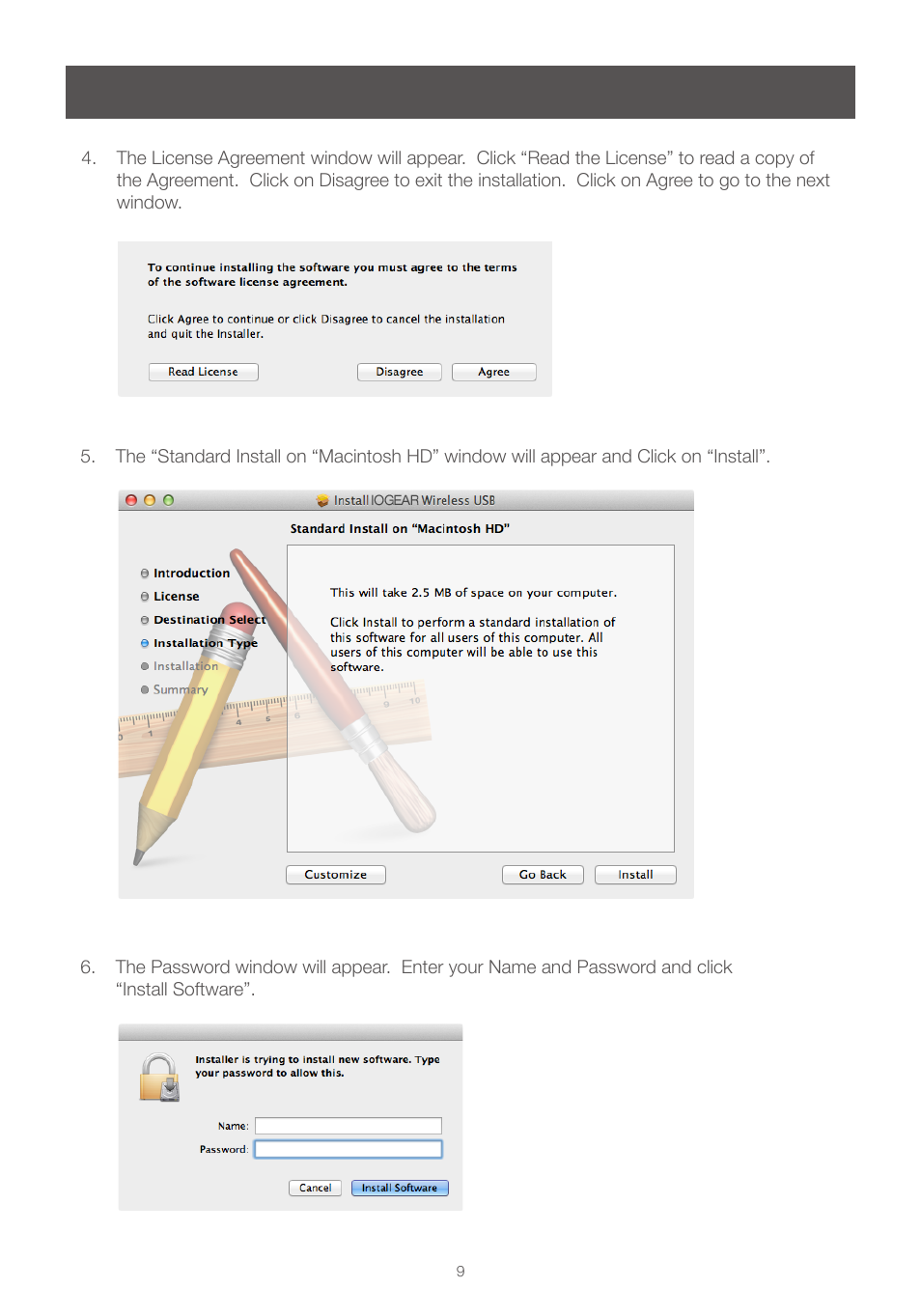 IOGear GUWAVKIT4 For Mac User Manual | Page 9 / 28