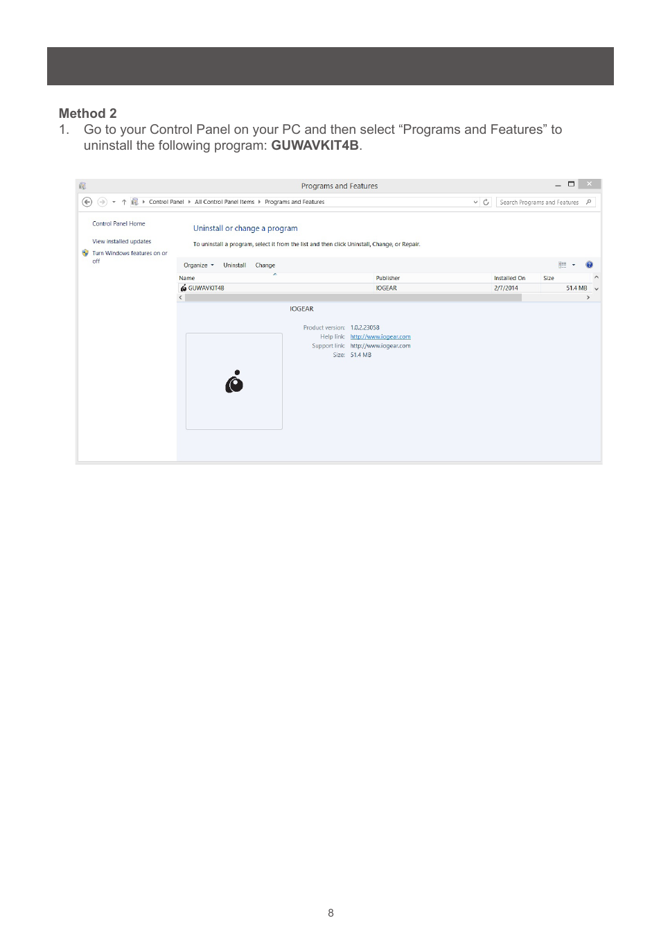 IOGear GUWAVKIT4B User Manual | Page 8 / 28