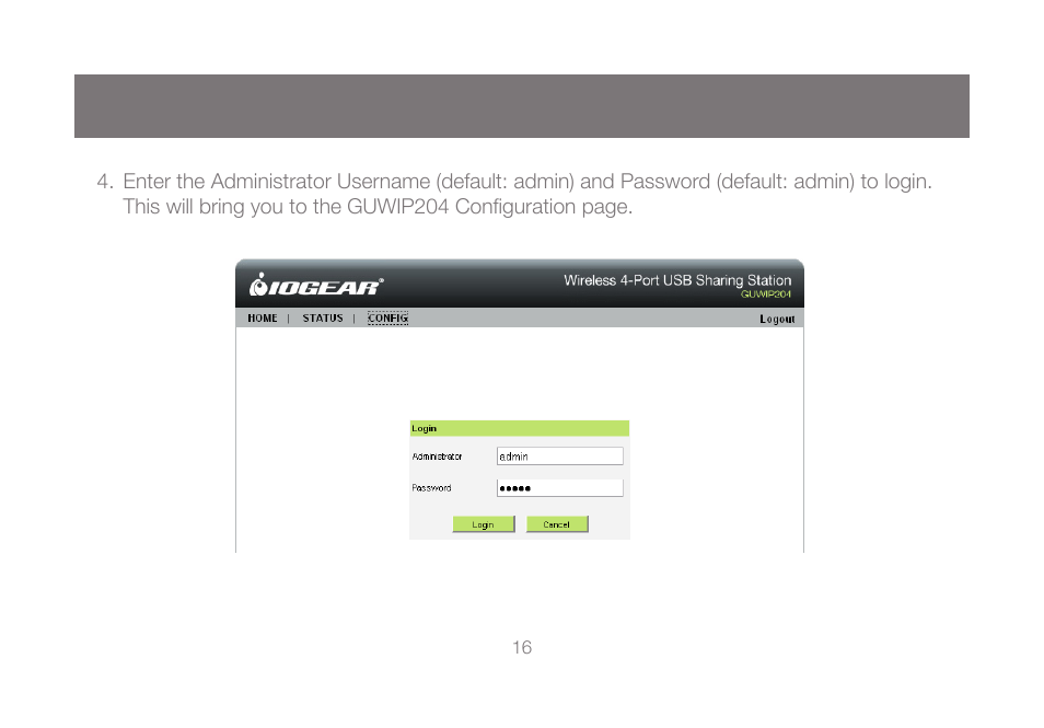 IOGear GUWIP204 User Manual | Page 16 / 50