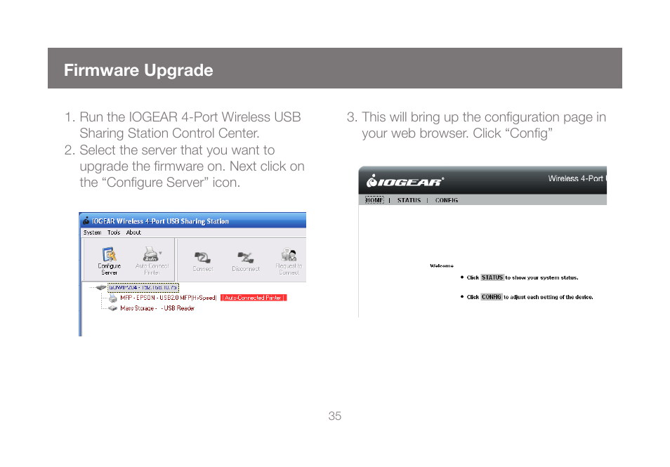 Firmware upgrade | IOGear GUWIP204 User Manual | Page 35 / 50