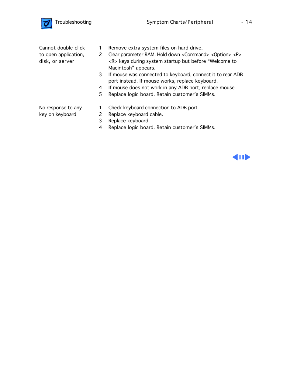 Peripheral (continued), Peripheral | Apple Macintosh Performa 577 User Manual | Page 31 / 161