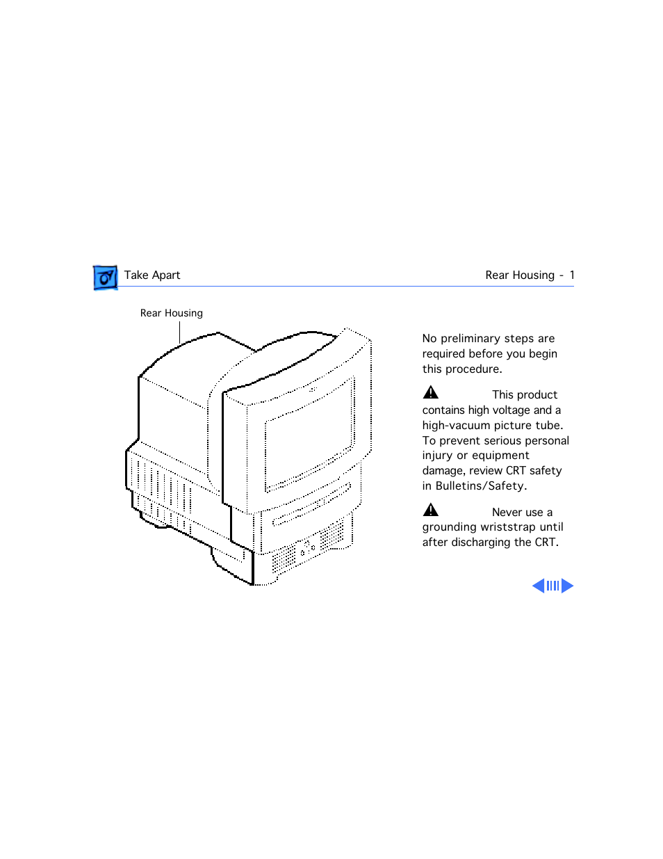 Rear housing | Apple Macintosh Performa 577 User Manual | Page 36 / 161