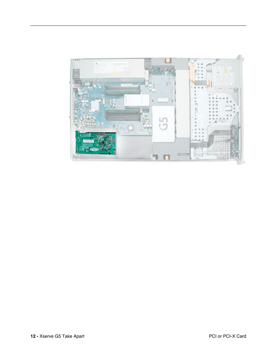 Part location | Apple Xserve G5 User Manual | Page 14 / 94