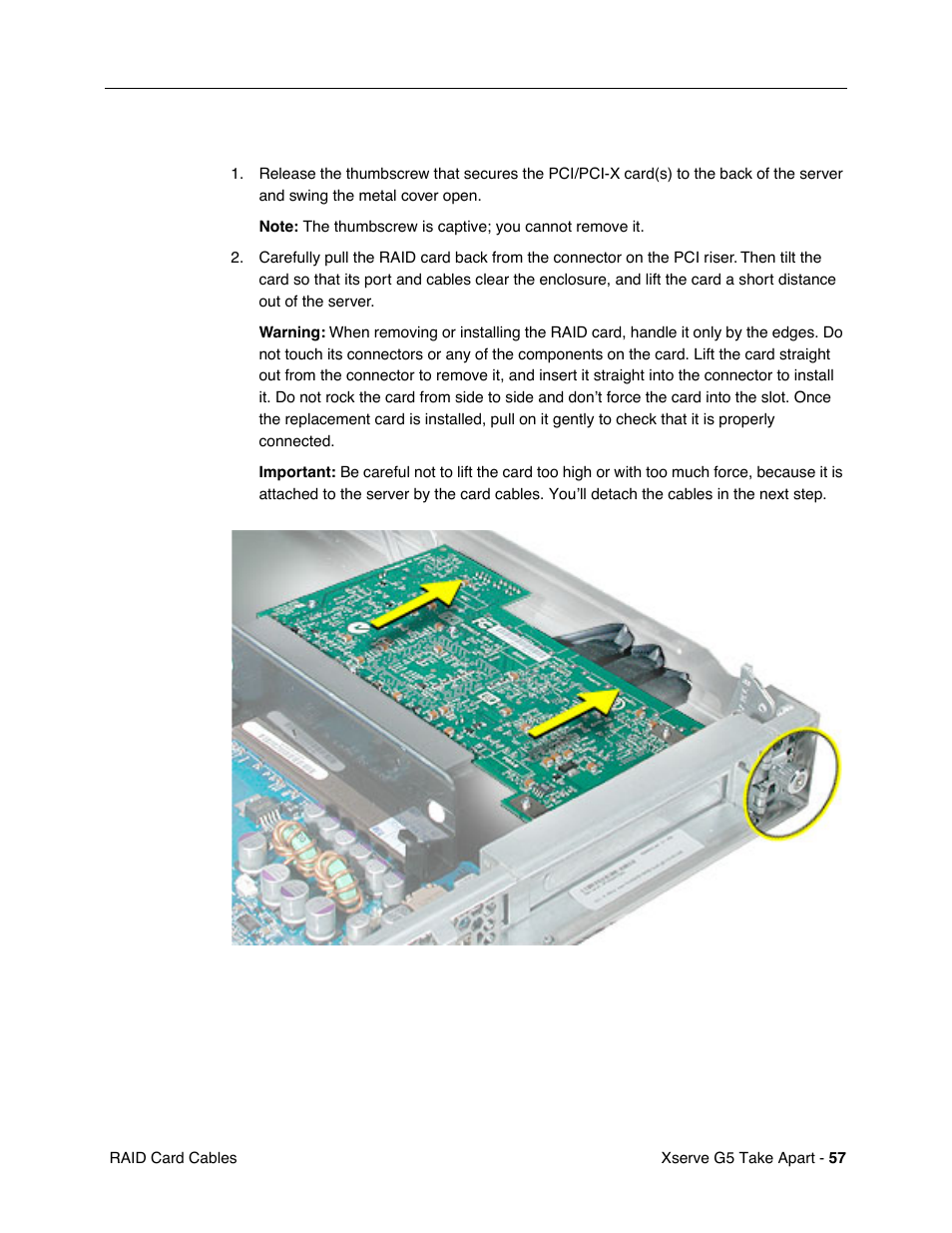 Procedure | Apple Xserve G5 User Manual | Page 59 / 94