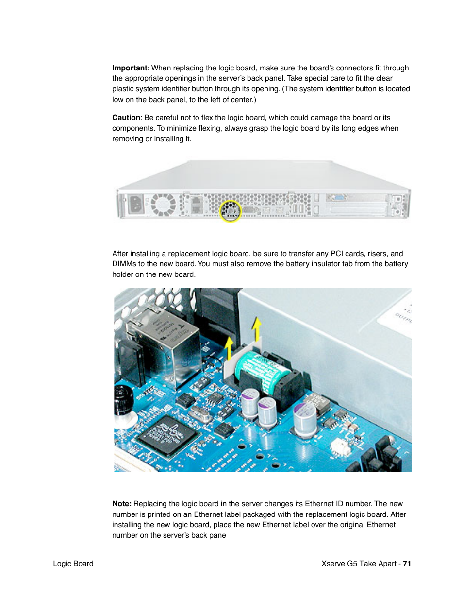 Apple Xserve G5 User Manual | Page 73 / 94