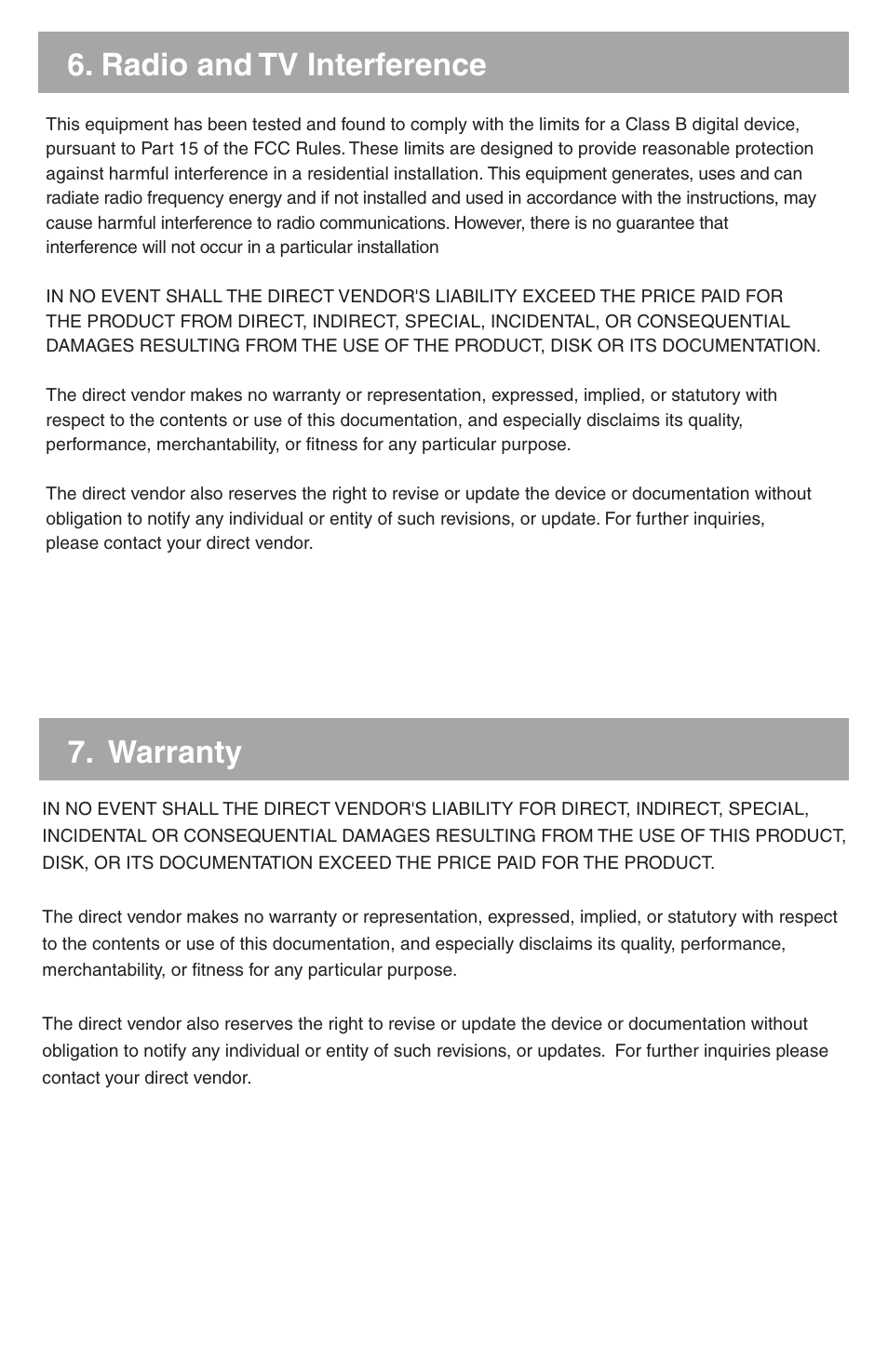Radio and tv interference, Warranty | IOGear GWA501 Quick Start User Manual | Page 10 / 10
