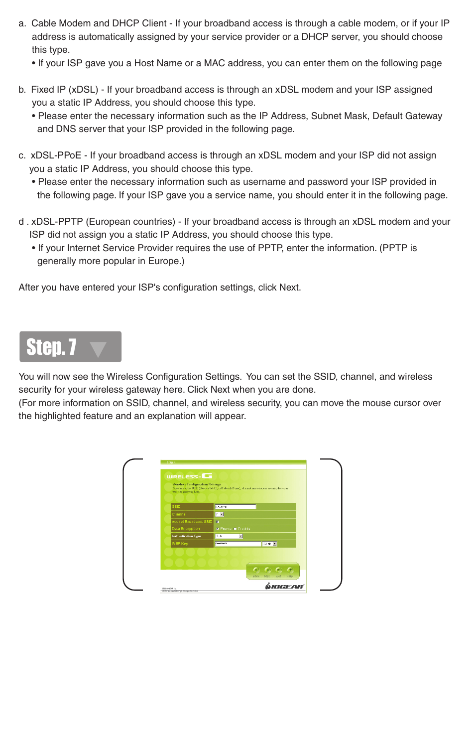Step. 7 | IOGear GWA501 Quick Start User Manual | Page 5 / 10