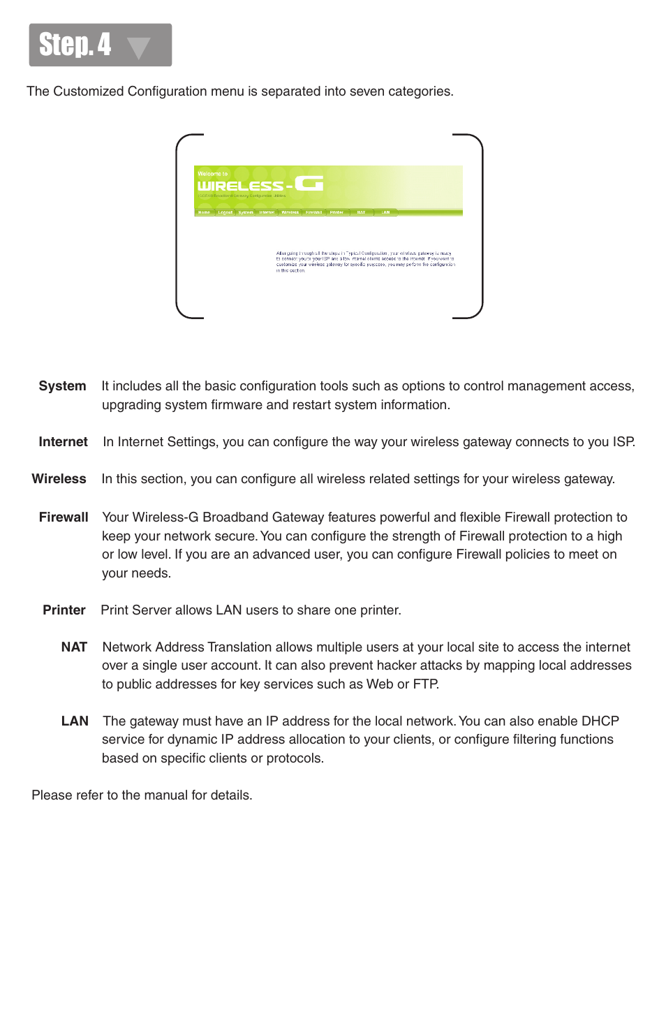 Step. 4 | IOGear GWA501 Quick Start User Manual | Page 9 / 10