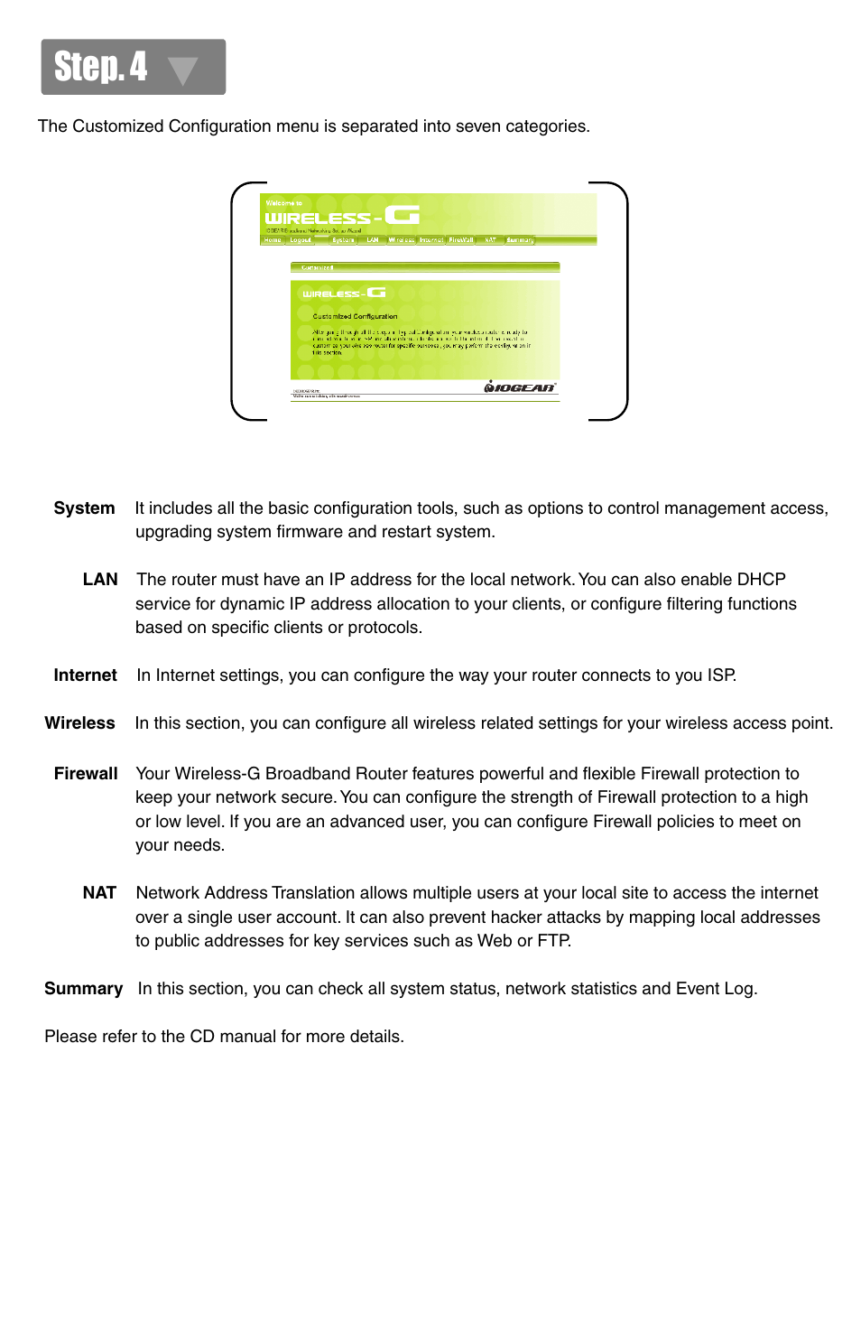 Step. 4 | IOGear GWA502 Quick Start User Manual | Page 9 / 10