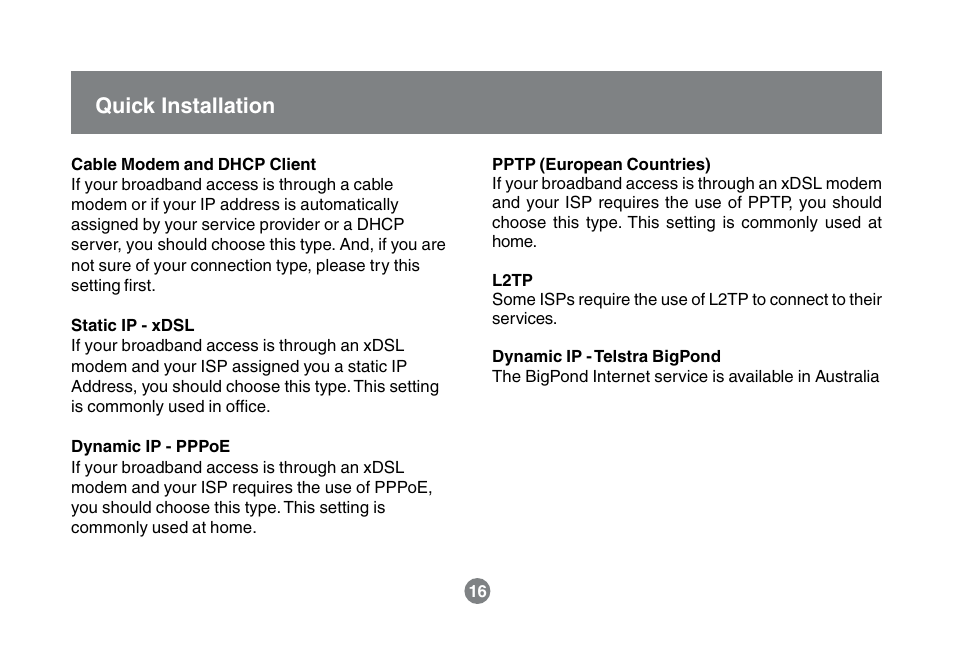 Quick installation | IOGear GWA504 Manual User Manual | Page 19 / 85