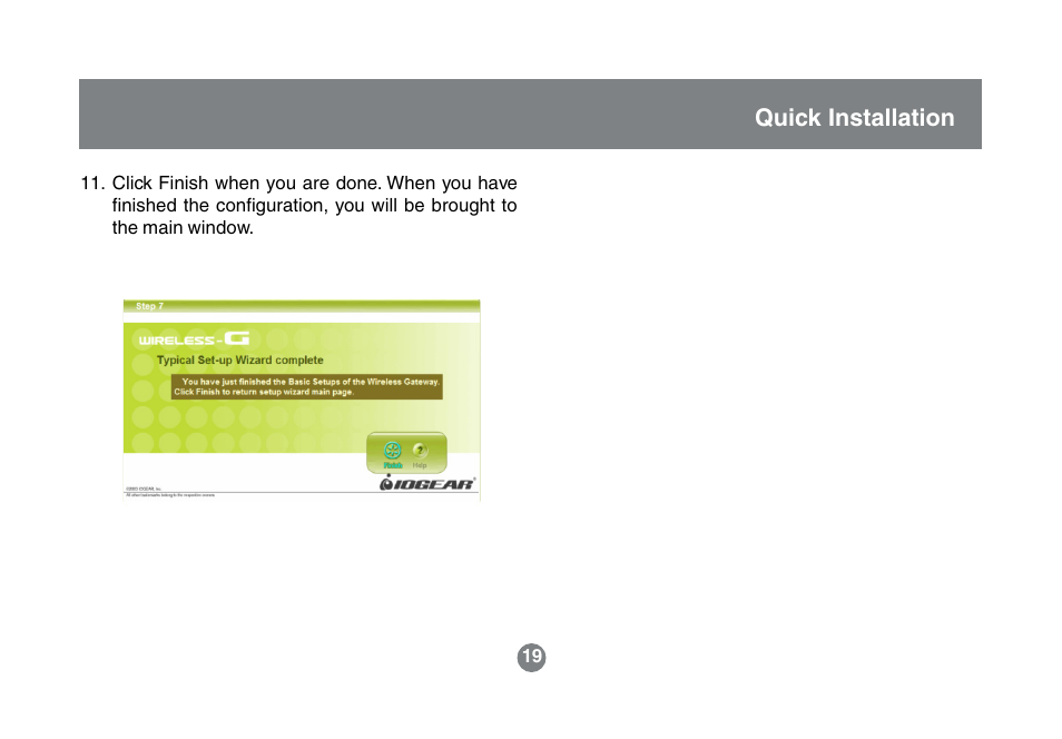 Quick installation | IOGear GWA504 Manual User Manual | Page 22 / 85