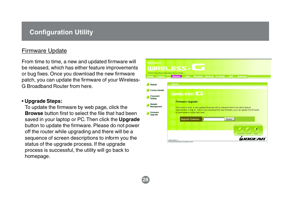 Configuration utility | IOGear GWA504 Manual User Manual | Page 31 / 85