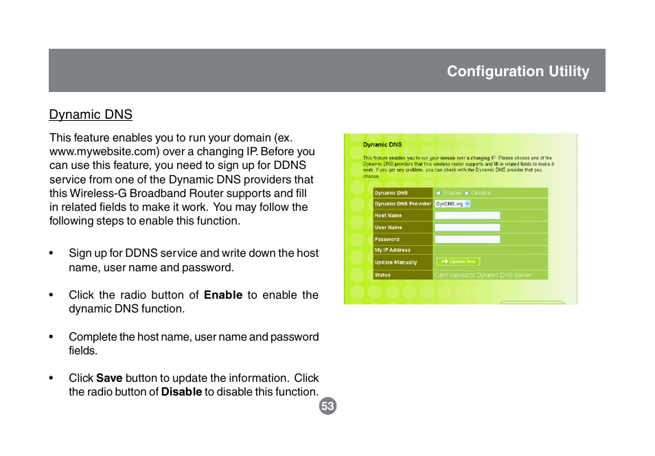 Configuration utility | IOGear GWA504 Manual User Manual | Page 56 / 85