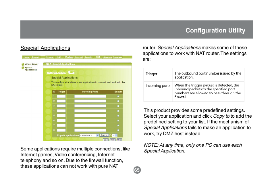 Configuration utility | IOGear GWA504 Manual User Manual | Page 68 / 85