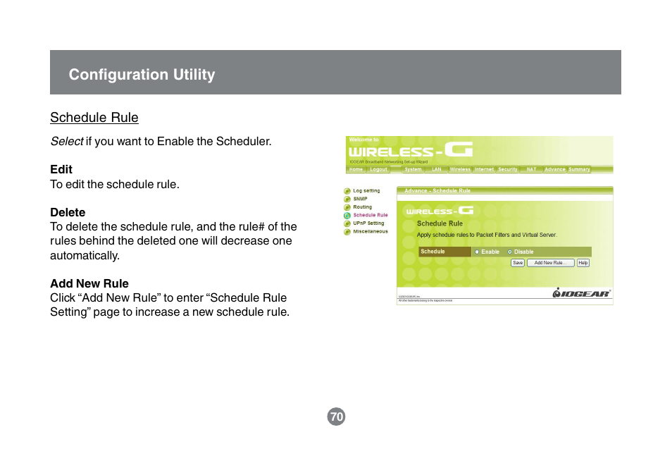 Configuration utility | IOGear GWA504 Manual User Manual | Page 73 / 85