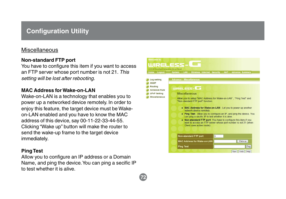 Configuration utility | IOGear GWA504 Manual User Manual | Page 75 / 85