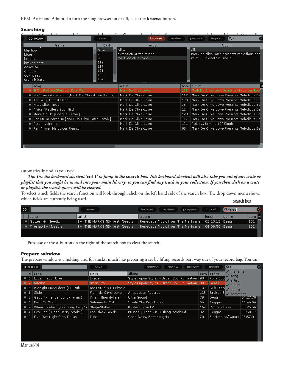 Rane Serato Scratch Live User Manual | Page 16 / 24