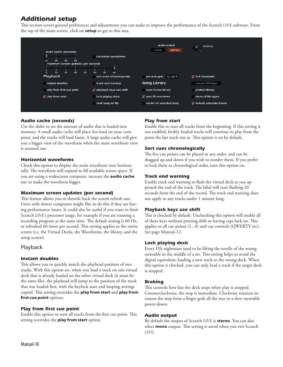 Additional setup | Rane Serato Scratch Live User Manual | Page 20 / 24
