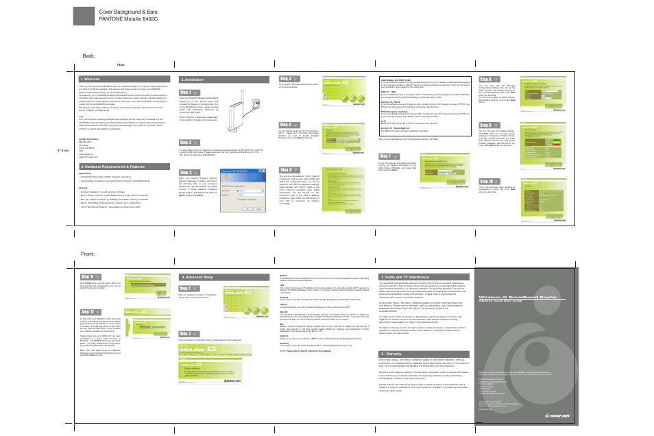 IOGear GWA504 Quick Start User Manual | 1 page
