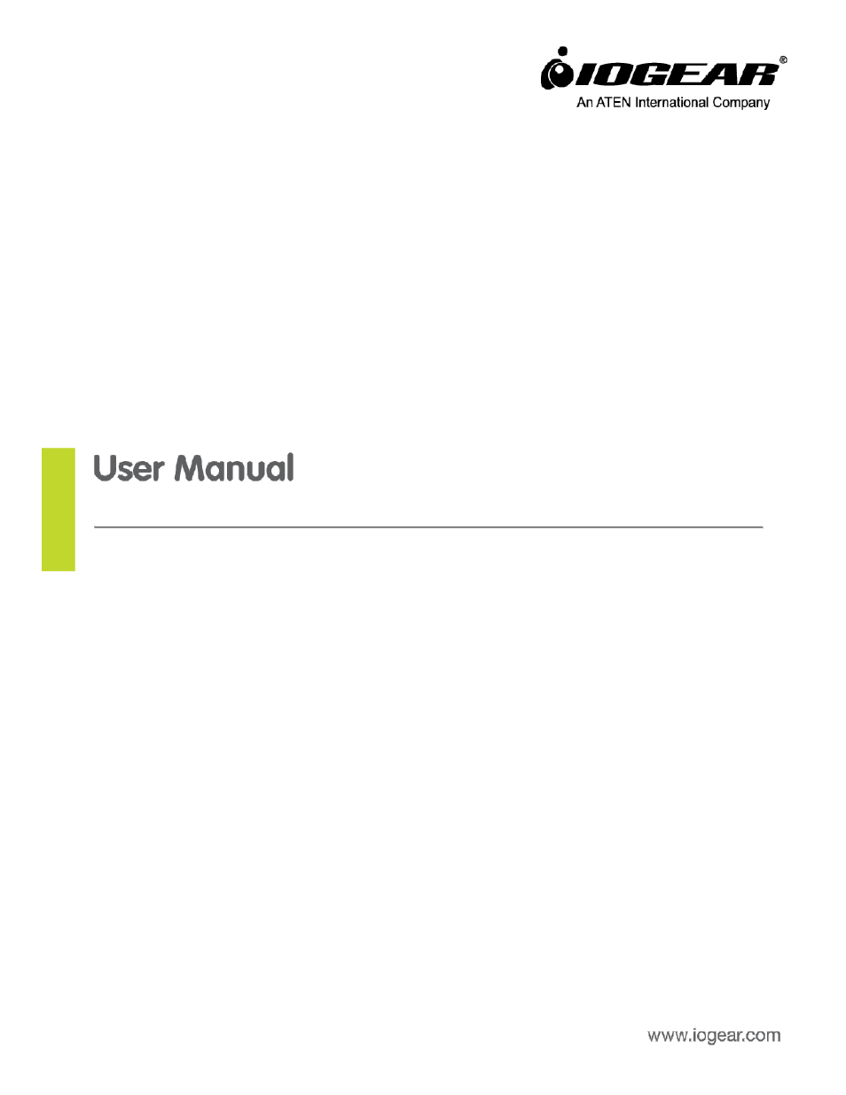 IOGear GWFRSDU Manual User Manual | 103 pages