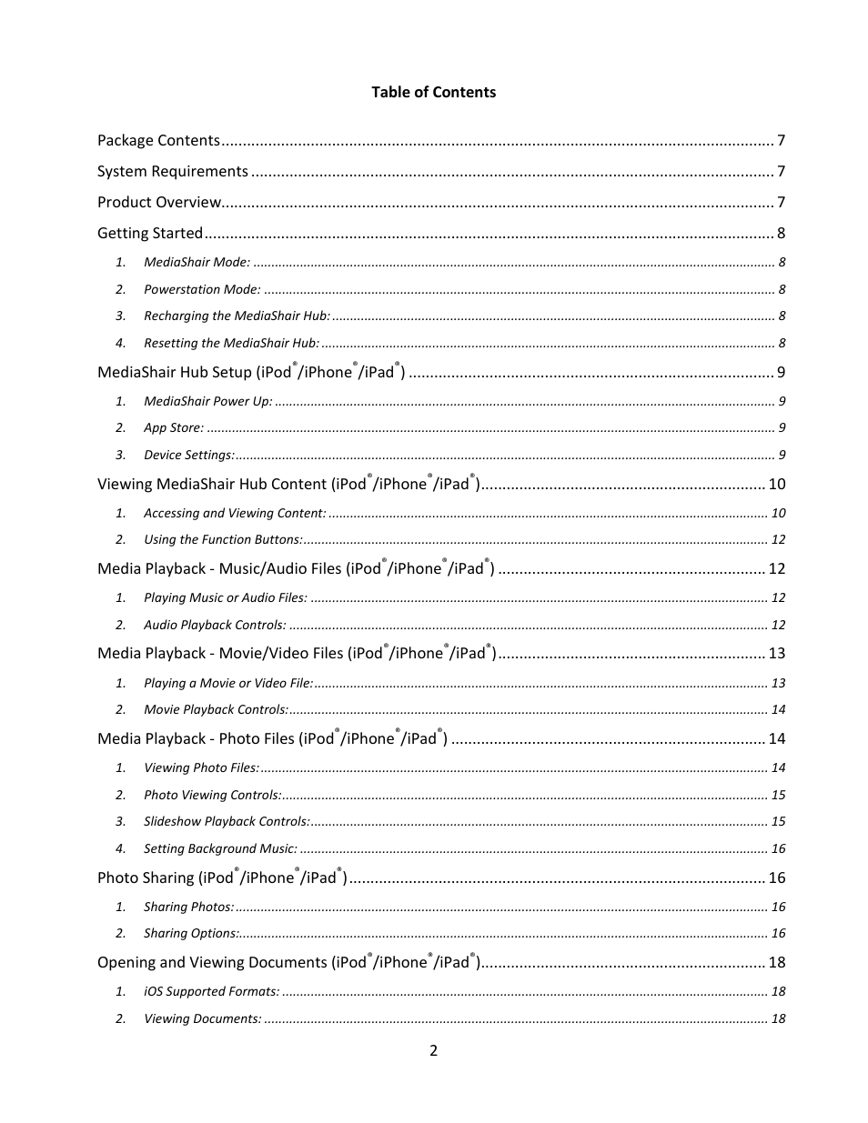 IOGear GWFRSDU Manual User Manual | Page 2 / 103