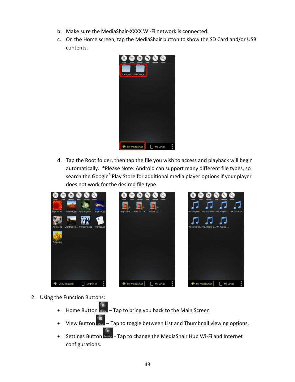 Using the function buttons | IOGear GWFRSDU Manual User Manual | Page 43 / 103