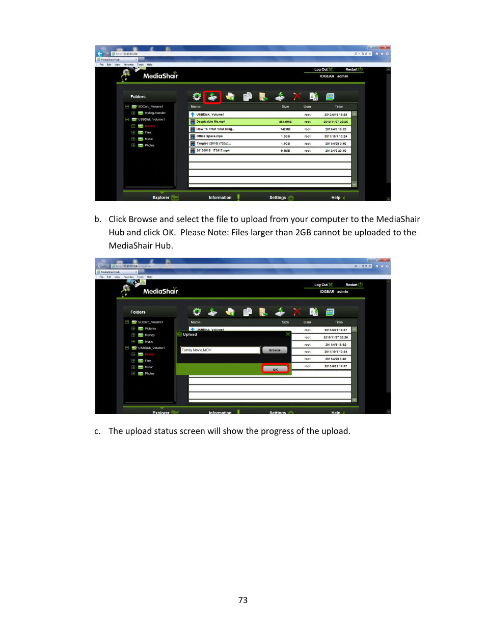 IOGear GWFRSDU Manual User Manual | Page 73 / 103