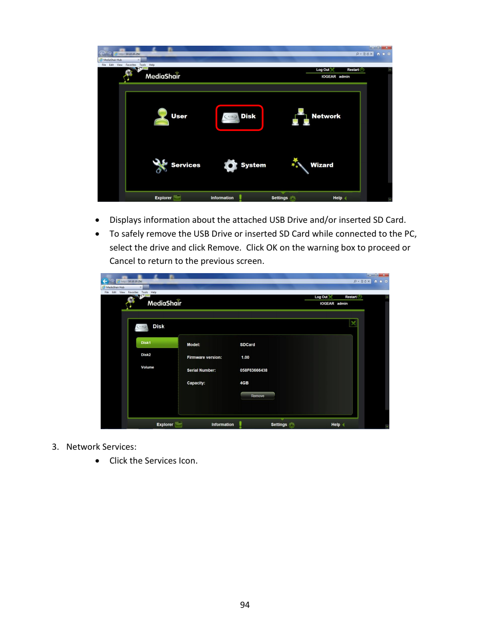Network services | IOGear GWFRSDU Manual User Manual | Page 94 / 103