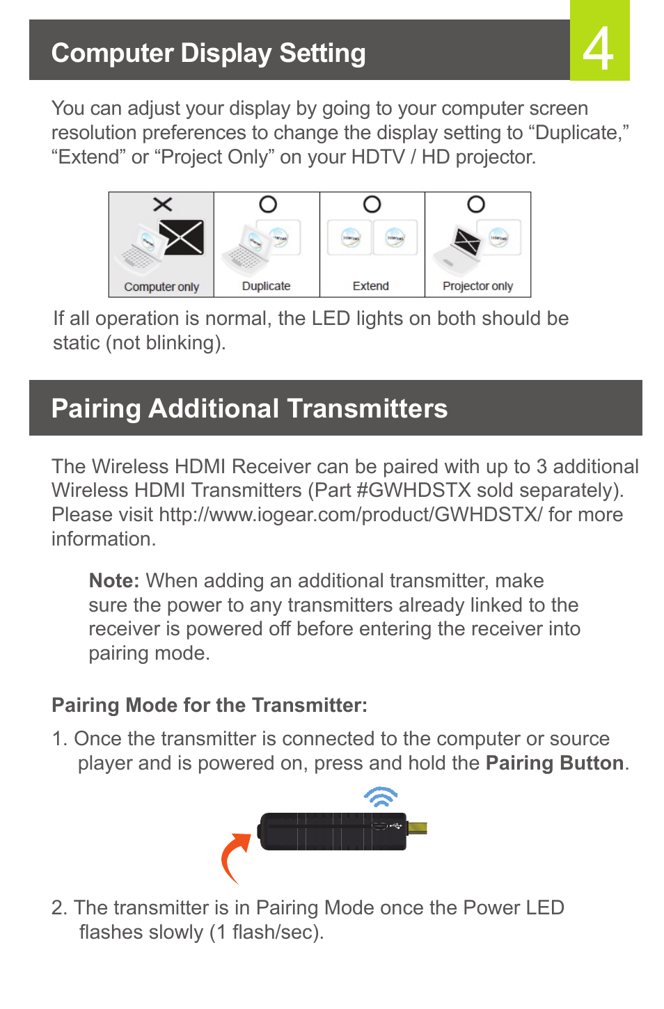 IOGear GWHD11 User Manual | Page 5 / 12