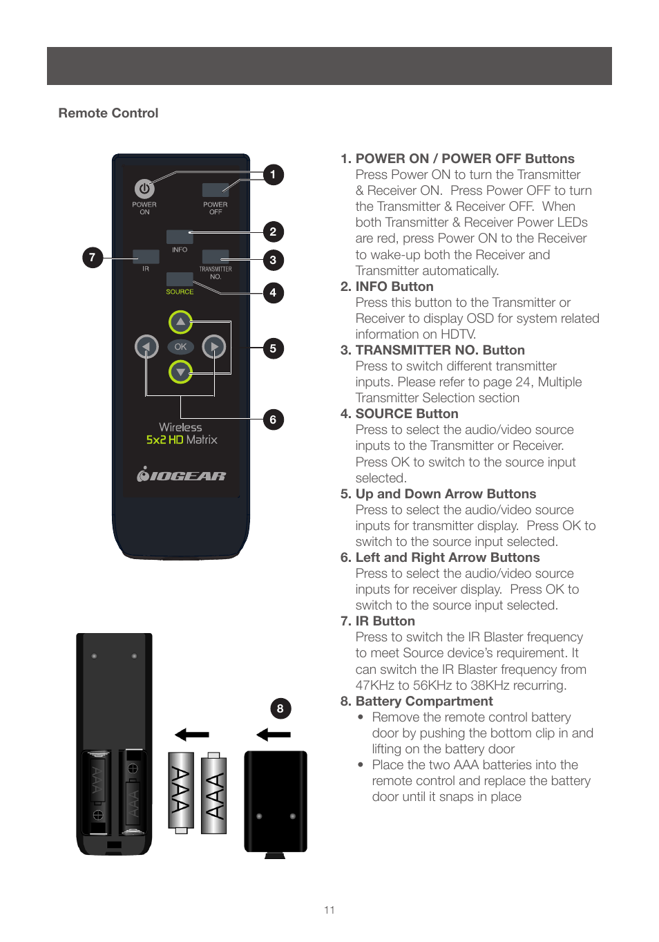 IOGear GWHDMS52 User Manual | Page 11 / 32