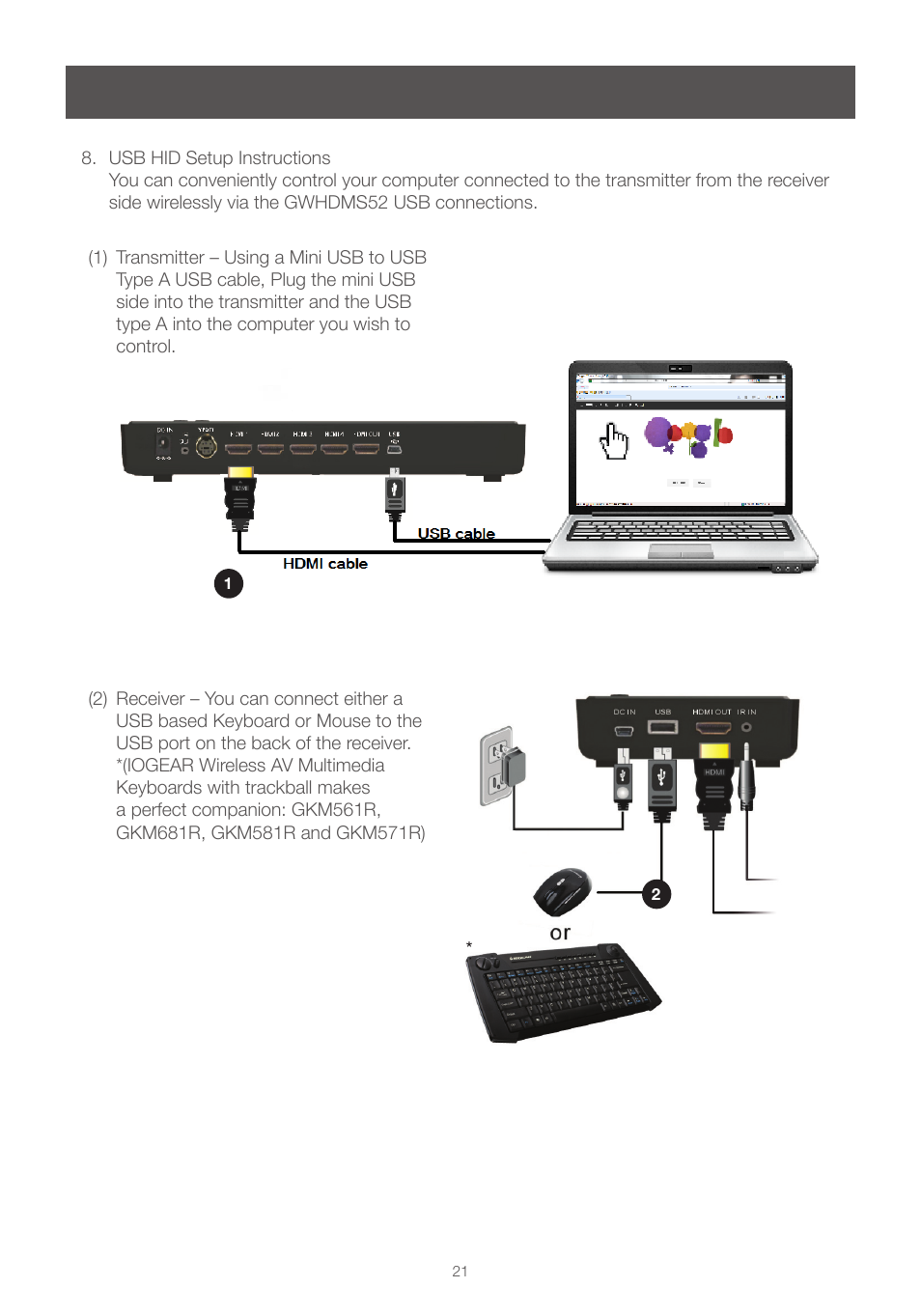 IOGear GWHDMS52 User Manual | Page 21 / 32