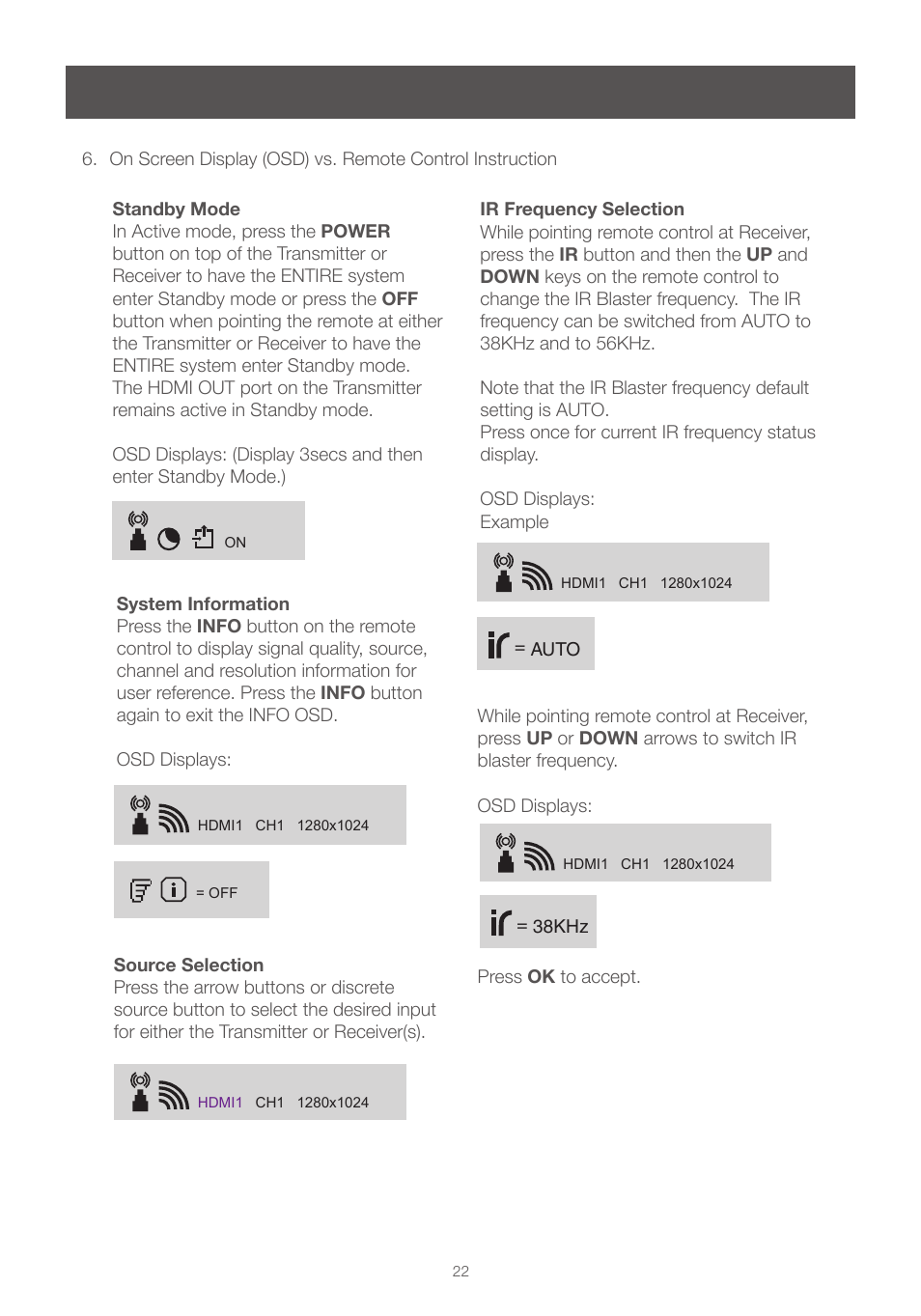 IOGear GWHDMS52MB User Manual | Page 22 / 32