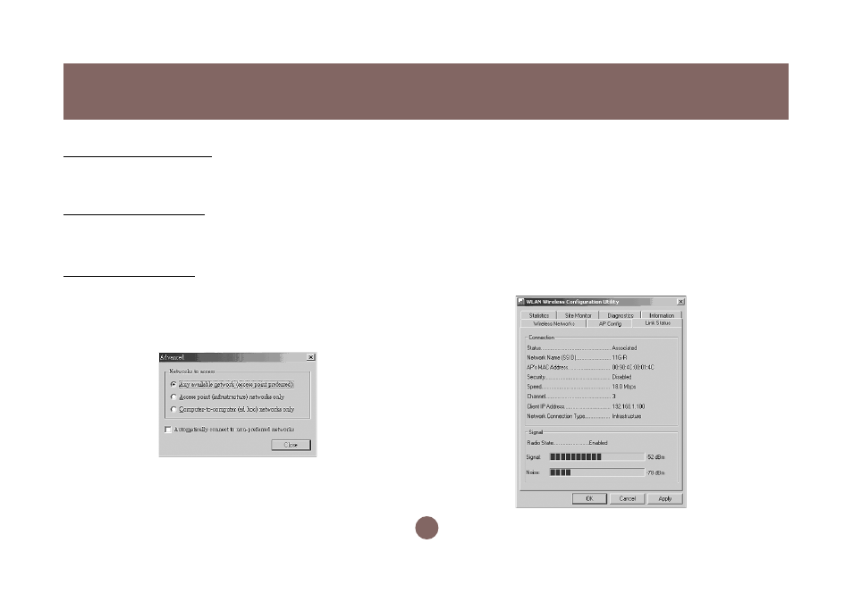 Wlan utility tool for win 98/2k | IOGear GWP511 Manual for Win XP User Manual | Page 38 / 49