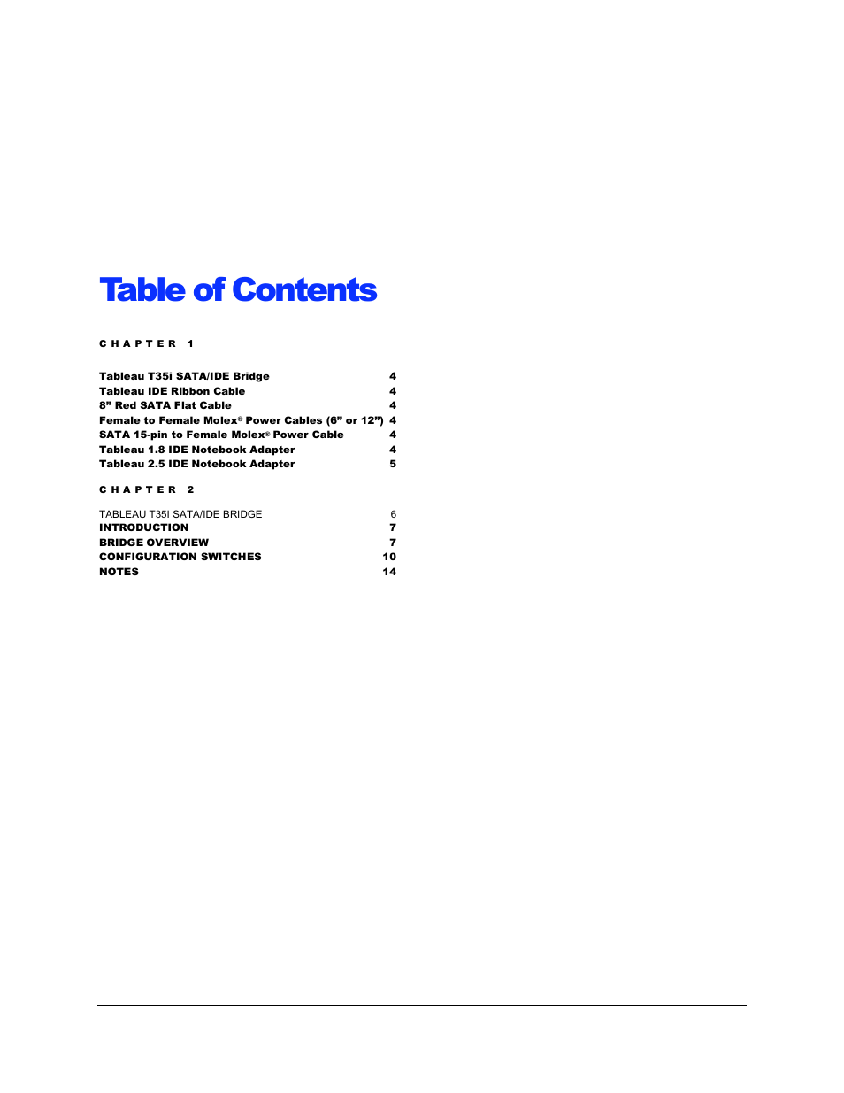 Forensic Computers Tableau T35i SATA/IDE Bridge User Manual | Page 3 / 15