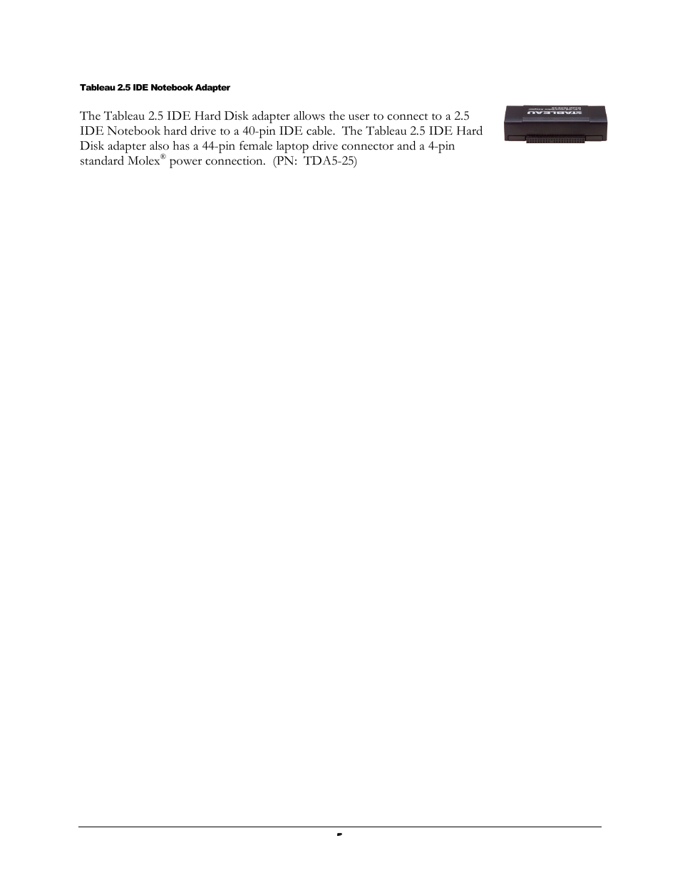 Forensic Computers Tableau T35i SATA/IDE Bridge User Manual | Page 6 / 15