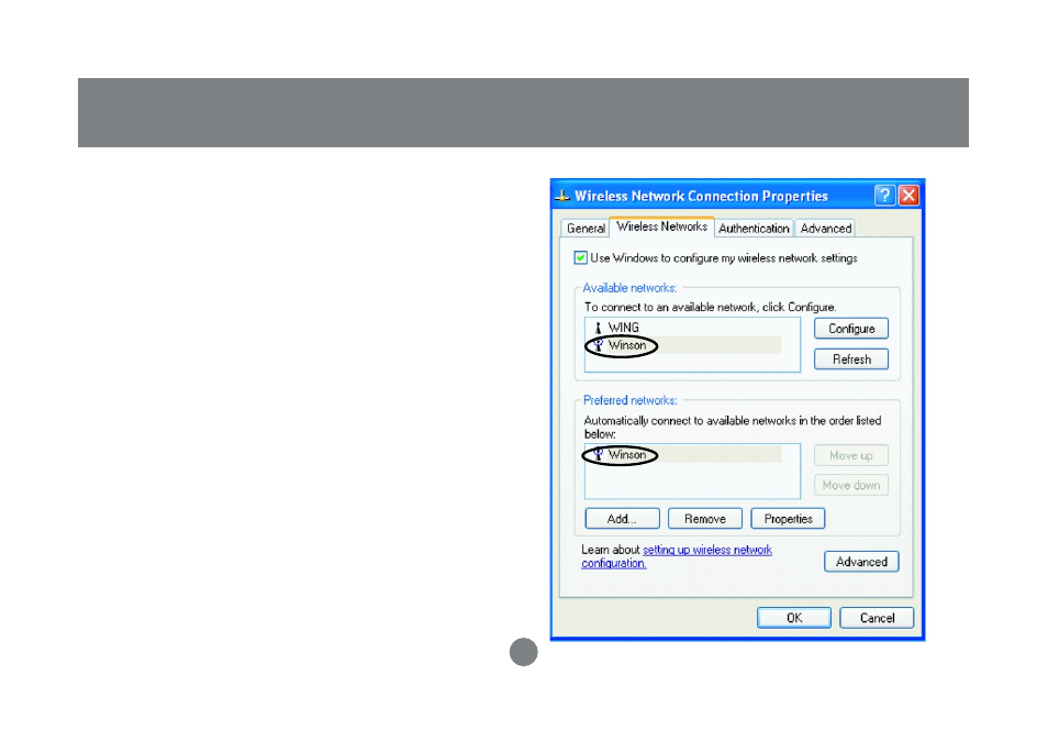 Winxp zero configuration utility | IOGear GWP512 Manual User Manual | Page 63 / 84